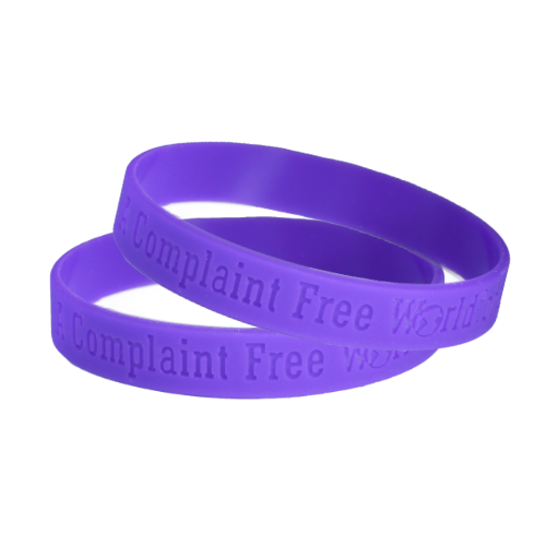 (2) Complaint Free® Bracelets - Challenge Someone